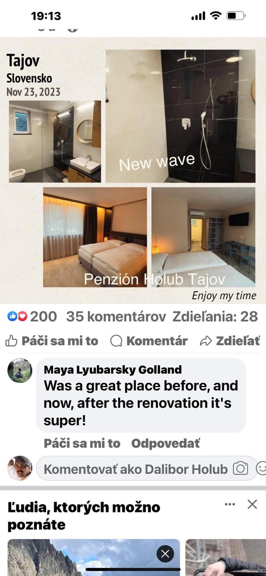 Penzion Holub Tajov Luaran gambar